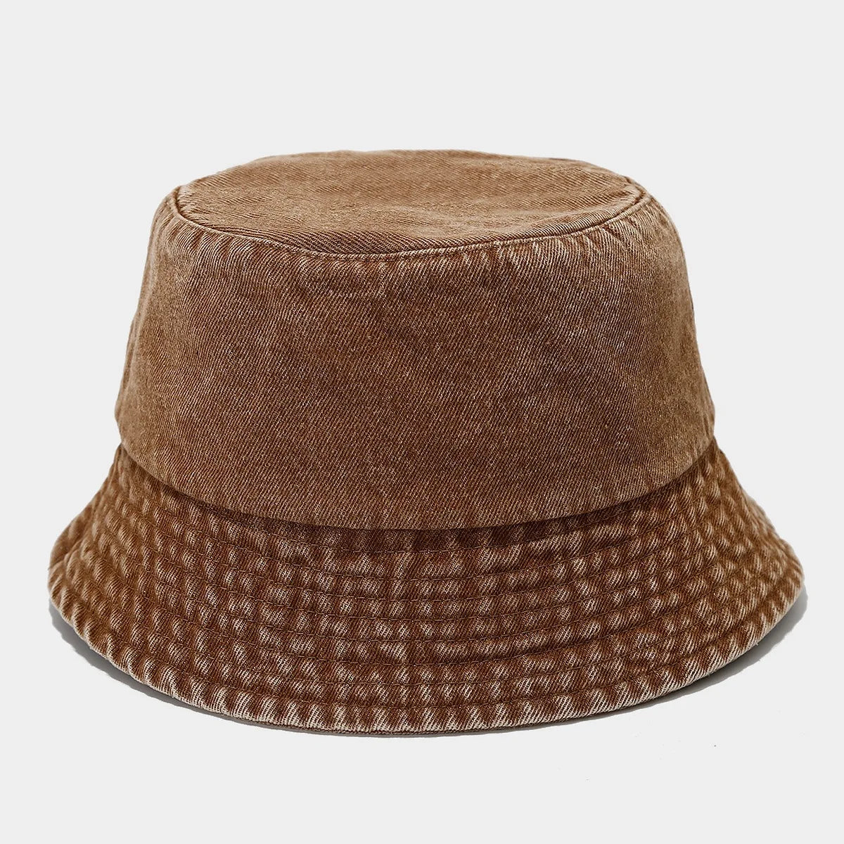 Candy Color Unisex Summer Washed Denim Bucket Hat