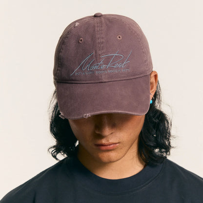 Retro Washed Cotton Baseball Cap Women Adjustable Sun Hat