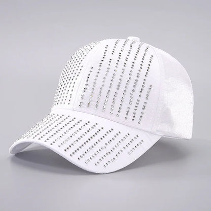 Perfect Rhinestone Baseball Cap Snapback Cap