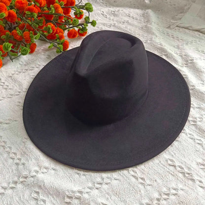 Vegan Suede Fedora Rancher Hats Blank Hats