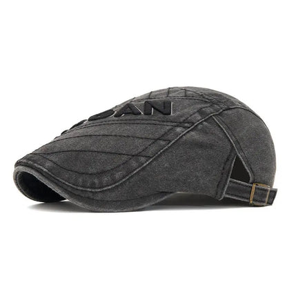 Four Seasons Cotton Letter Newsboy Caps