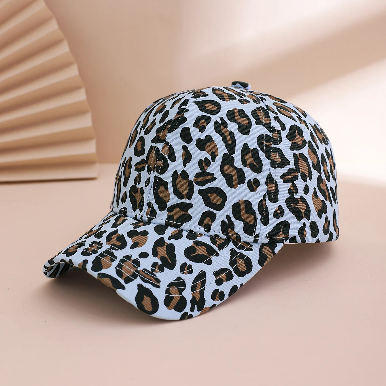 American Trend Retro Spicy Girl Style Leopard Print Baseball Cap