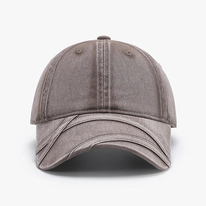 Japanese Retro Washed Distressed Denim Baseball Cap
