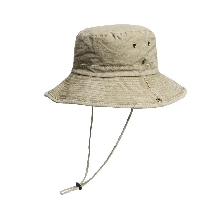 Japanese Outdoor Western Cowboy Bucket Hats Men's