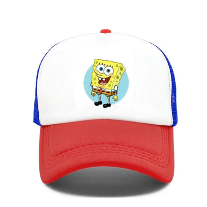 Fashion Cute SpongeBobs Print Baseball Cap Cartoon Men Women Summer