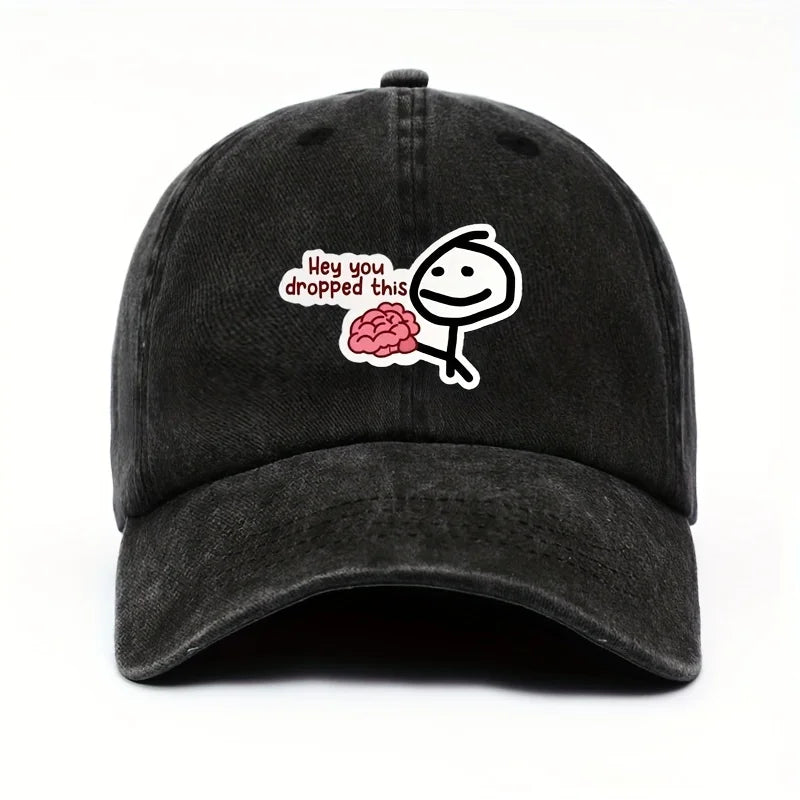 Fun Cartoon Printed Baseball Cap for both Men and Women