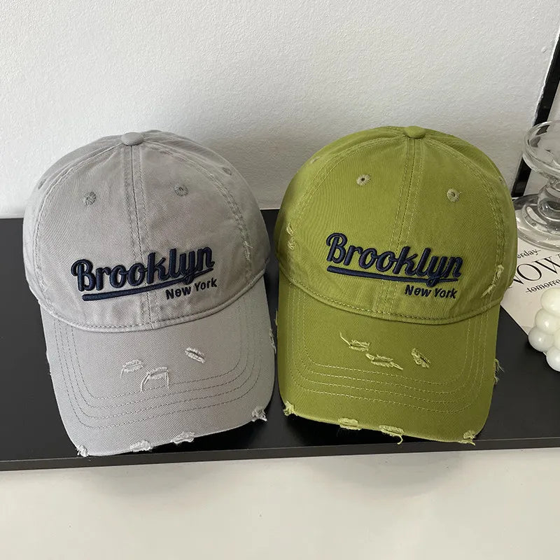 INS Style Letter Embroidered Baseball Cap