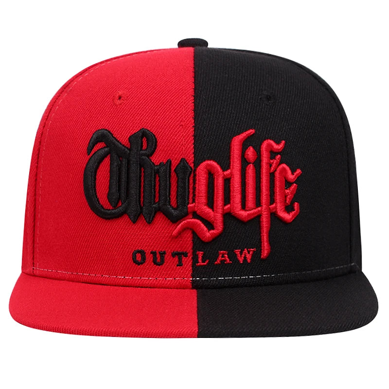 Fashion Fastball Cap Thuglife Embroidery Hiphop Baseball Cap
