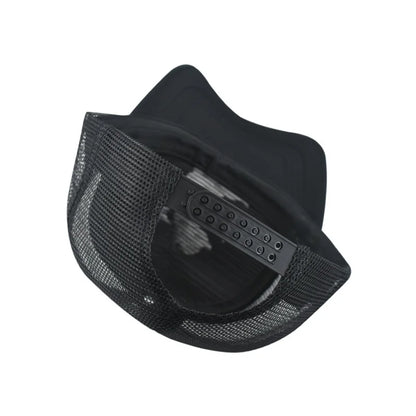 American Style Hip Hop Mesh Sunshade Breathable Baseball Hats Fashion Head Embroidered Duckbill Cap