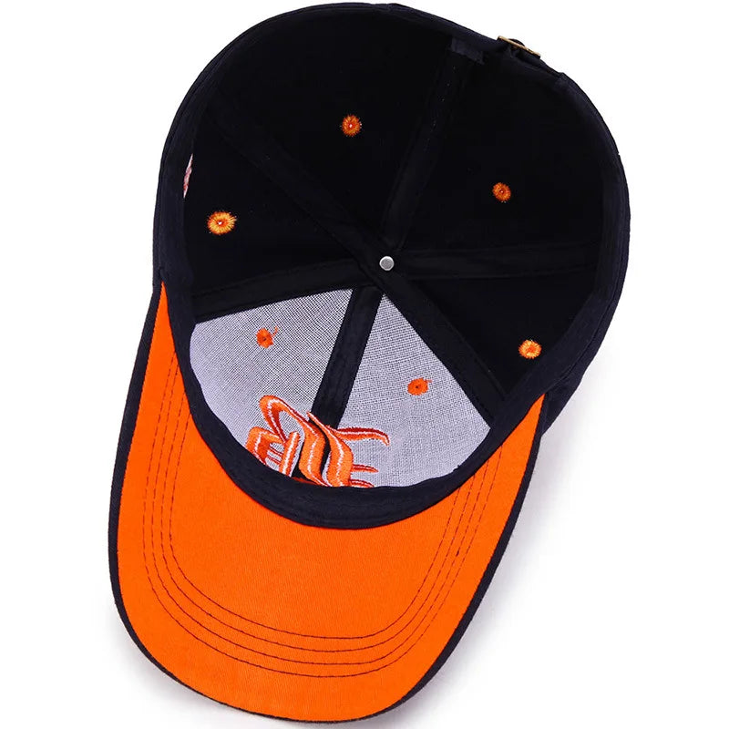 Men Women's Baseball Cap Summer Cotton Hat Embroidery Snapback Hip-Hop Cap Adult Sport