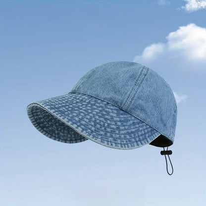Summer Sun Cowboy Hat Foldable Wide Brim Women Hiking Bucket Hat