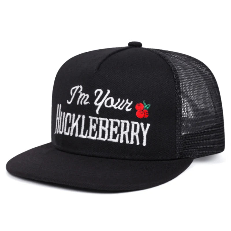 2026 New Flat Edge Hat Creative Letter Embroidered Baseball Hat