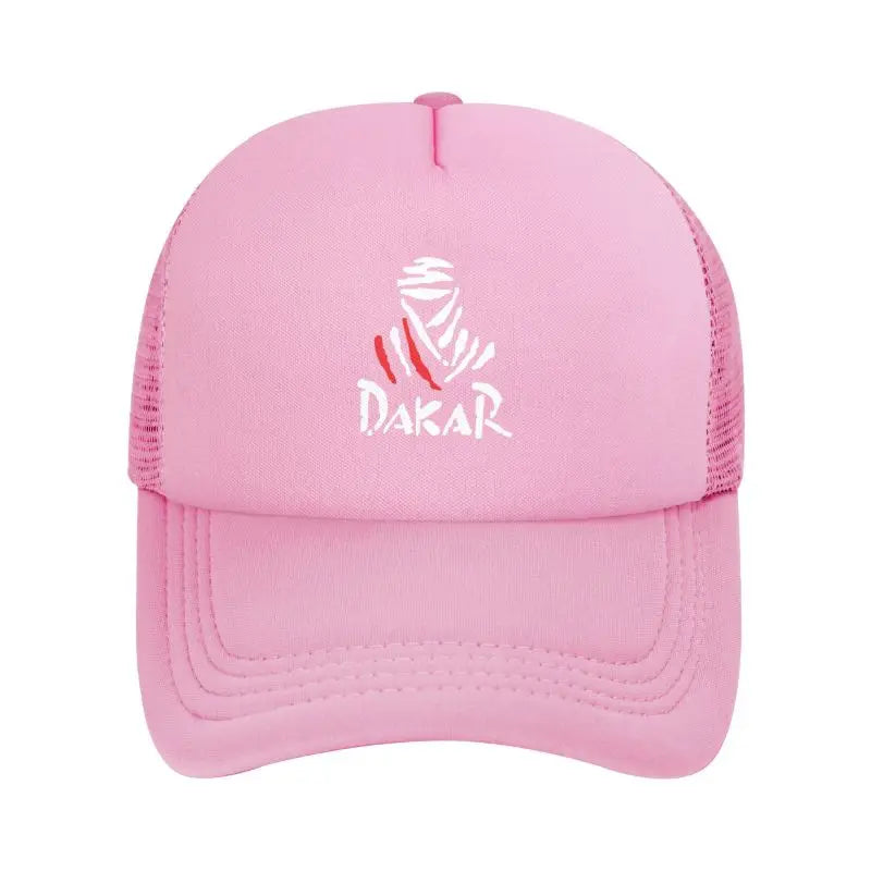 Cycling Dakar Rally Print Mesh Baseball Cap Men Women