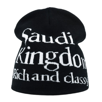 Y2k Letter Butter Knit Hats Skullies Beanies Autumn Winter Warm Hat