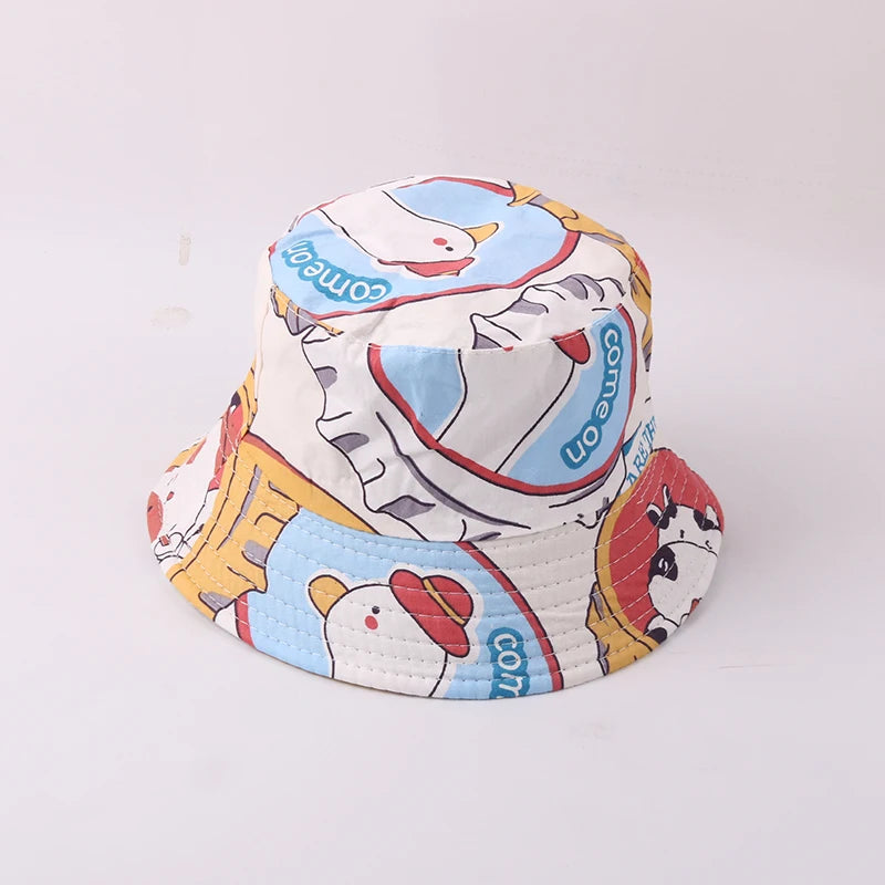 2-4 Years Summer Baby Hat Kids Cotton UV Protection Sun Cap Children
