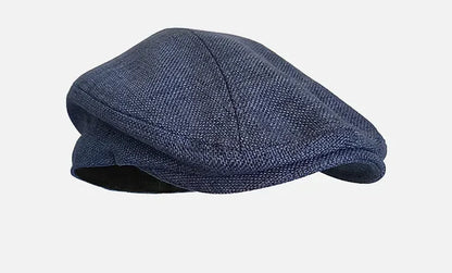 Big Size Summer Linen Solid Newsboy Caps