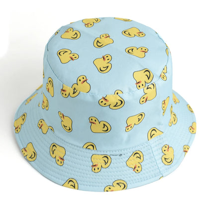 Blue Sky And White Clouds Print Bucket Hat Fisherman Hat