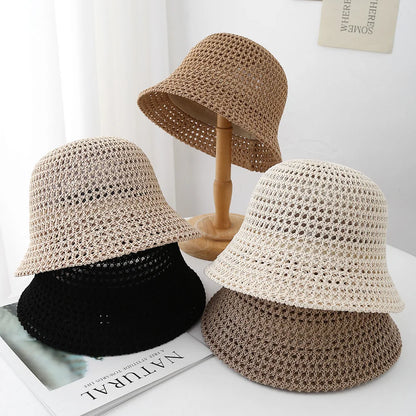 Women Foldable Sun Hat Breathable Beach Cap
