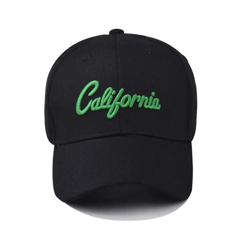 Mens Baseball Cap 3d California Embroidery Dad Hat