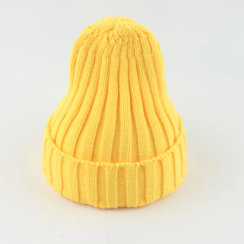 Autumn Winter Beanie Warm Soft Knitted Hat Hip Hop Cap