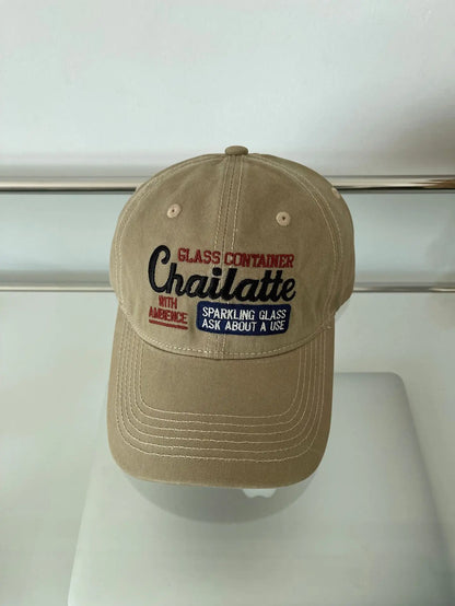 Retro Patchwork Embroidered Baseball Cap
