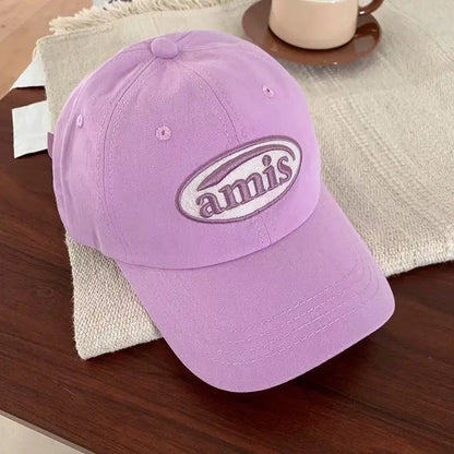 Korean Hat Spring/Summer Women's Versatile Big Head Circumference Baseball Hat