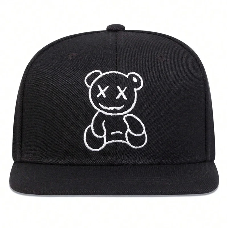 Unisex XX Little Bear Embroidery Hip-hop Hats Spring