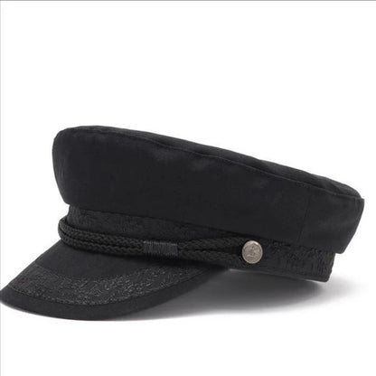 Large Size Navy Cap Small Head Flat Hat Army Hat