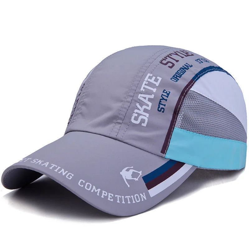 Letter Patchwork Mesh Mesh Baseball Cap Spring