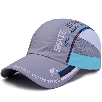Letter Patchwork Mesh Mesh Baseball Cap Spring