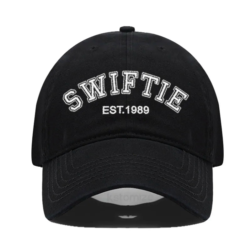 1989 Embroidery Baseball Cap for Men Women Unisex Washed Cotton