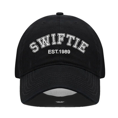 1989 Embroidery Baseball Cap for Men Women Unisex Washed Cotton