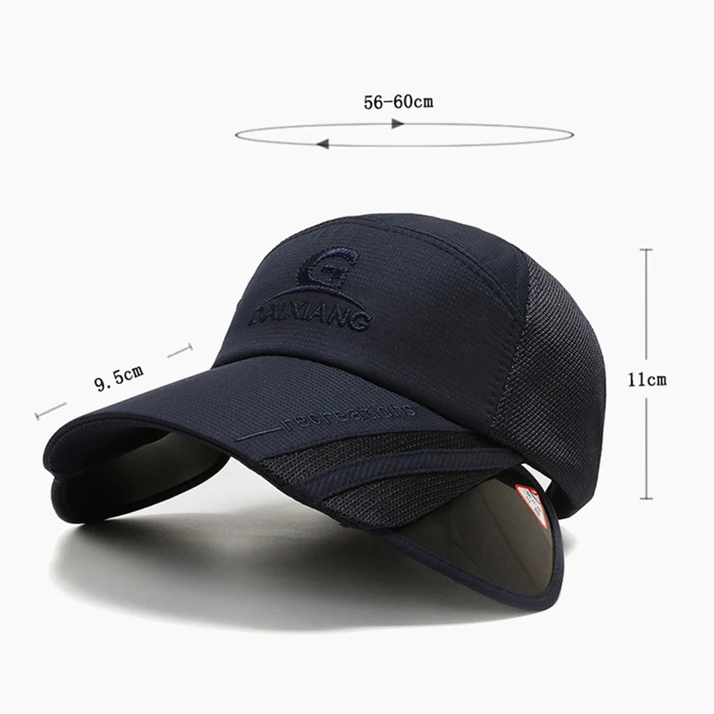Long Visor Summer Baseball Cap