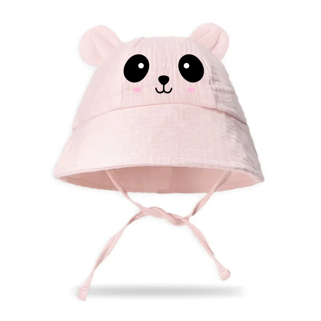 Cute Baby Bear Hat For Boys And Girls Breathable Beach Hat