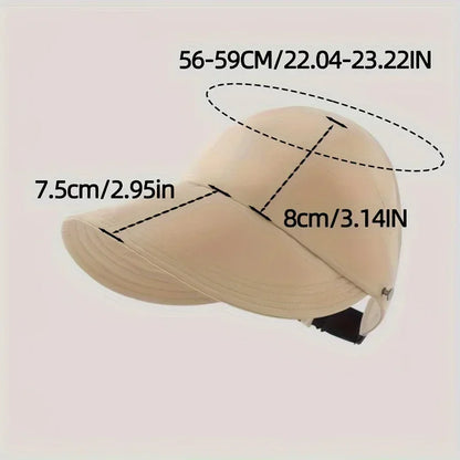 Women Sun Visor Hat Wide Brim Bucket Hats Summer Autumn UV Protection Sport Baseball Cap