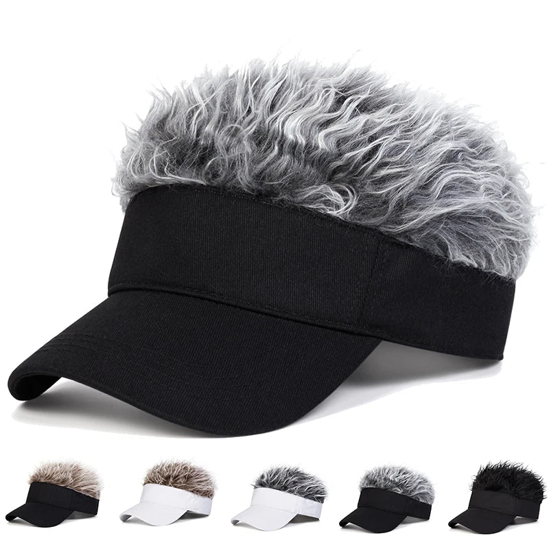 Unisex Personalized Wig Baseball Caps Spring Autumn
