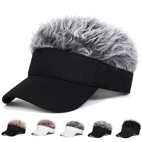 Unisex Personalized Wig Baseball Caps Spring Autumn
