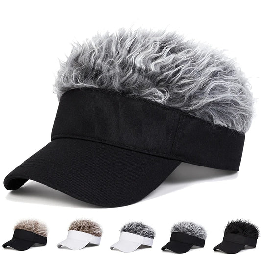 Unisex Personalized Wig Baseball Caps Spring Autumn