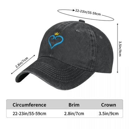 Kingdom Hearts Painting Stuff Unisex Style Baseball Cap