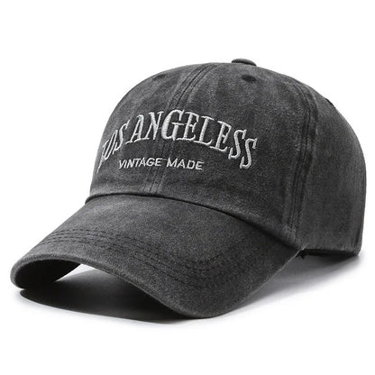 Vintage Distressed ”LOS ANGELESS“ Embroidered Baseball Cap