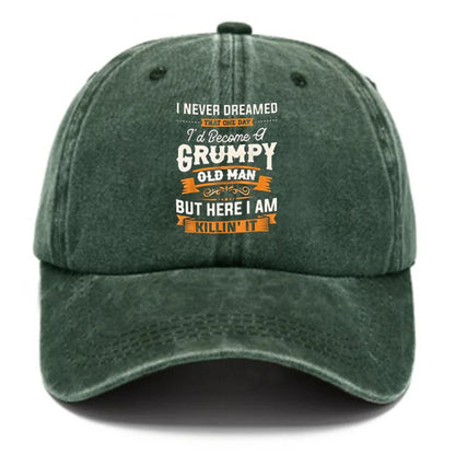 Men's Baseball Cap with Fun Printed Patterns for Daily Leisure and Outdoor Travel Equipment, Hiking and Camping Hats