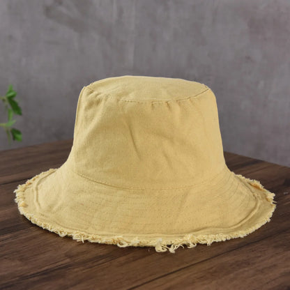 Fashion Foldable Burrs Bucket Hat for Women Men