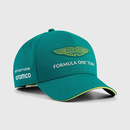 Aston Martin Motorsport Man Racing Hat Fernando Alonso Signature Print Baseball Cap