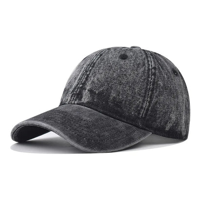 Denim Baseball Cap Men Women Vintage Cotton Jeans Blue Sun Hats