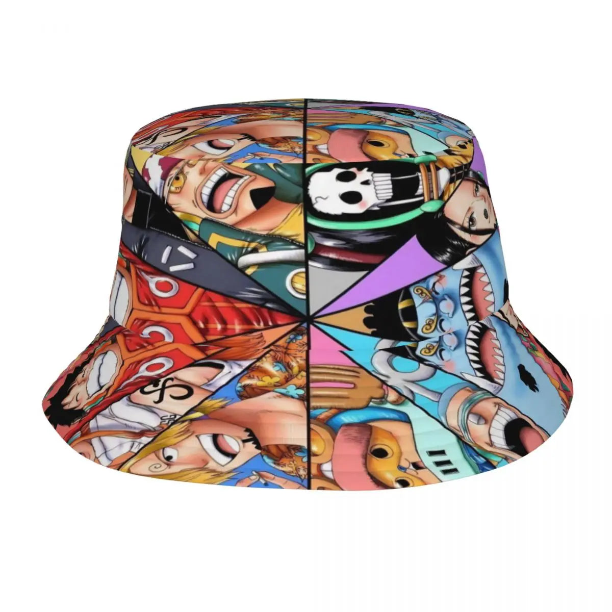 Japan Anime Zoro Luffy Skull Bucket Hats for Women Men Summer