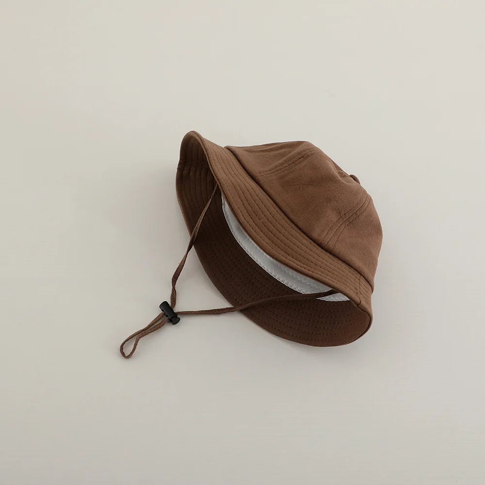 Autumn Cute Boys Fisherman Hat Girls Super Cute Cartoon Bear