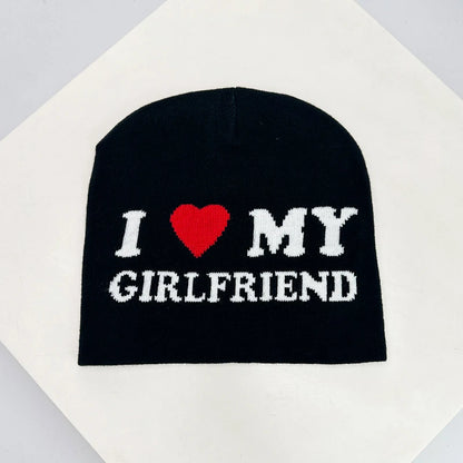 New Unisex Design Sense Love Letter Knitted Hats