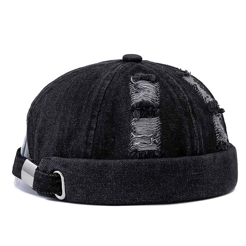 Hot Sale Broken Hole Landlord Hats Men's