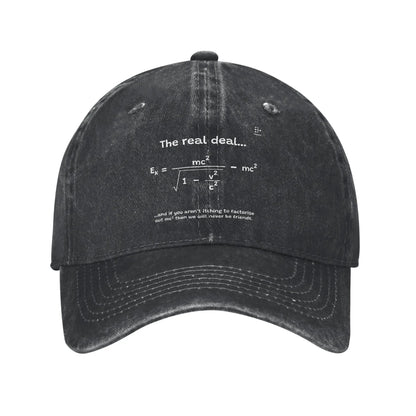 Energy Equals Coffee Baseball Caps