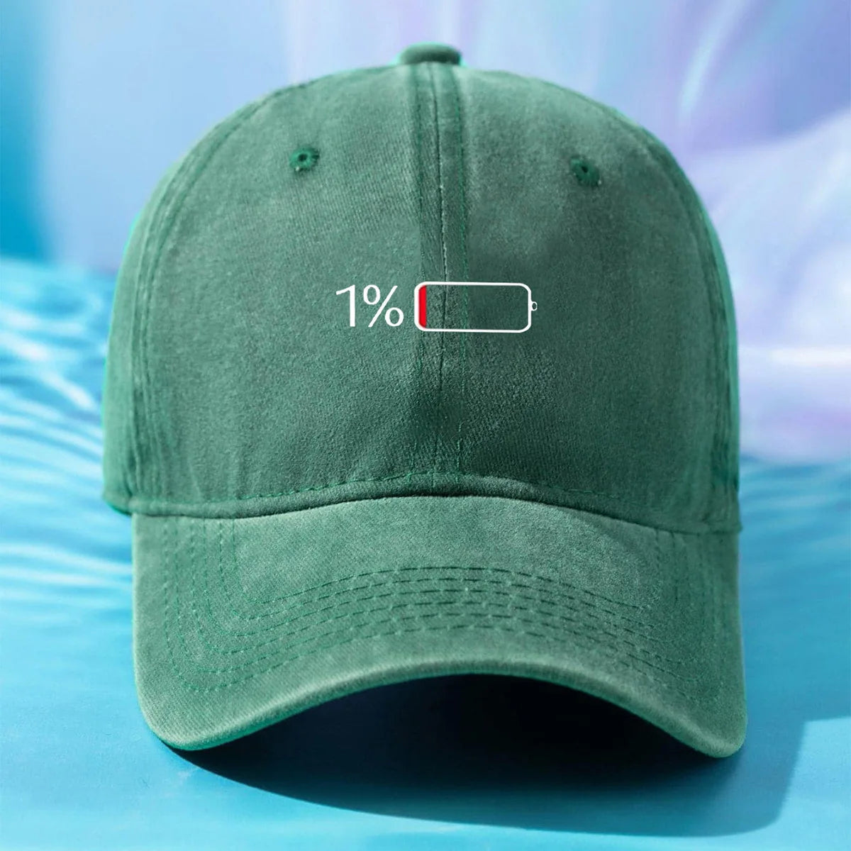 Unisex Adults Baseball Cap Low Battery Printing For Women And Men